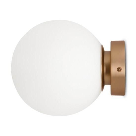 Seinavalgusti Basic form, kuld, D180xH180 mm - Valgustus Luminance'ilt