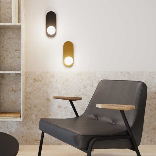 Seinavalgusti Bao, must - Valgustus Luminance'ilt
