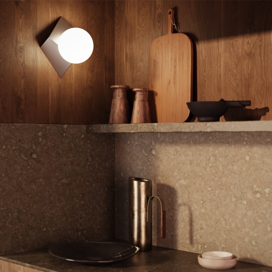 Seinavalgusti Cubeo, Platinum - Valgustus Luminance'ilt