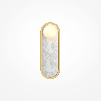 Wall luminaire (Sconce) Perlamour, Brass, D80 mm - Lighting by Luminance