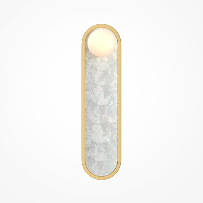 Wall luminaire (Sconce) Perlamour, Brass, D80 mm - Lighting by Luminance