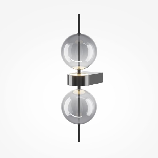 Seinavalgusti Double Moon, must - Valgustus Luminance'ilt