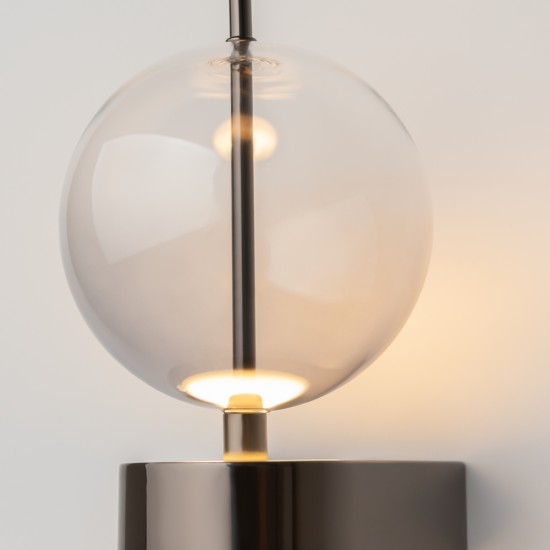 Seinavalgusti Double Moon, must - Valgustus Luminance'ilt