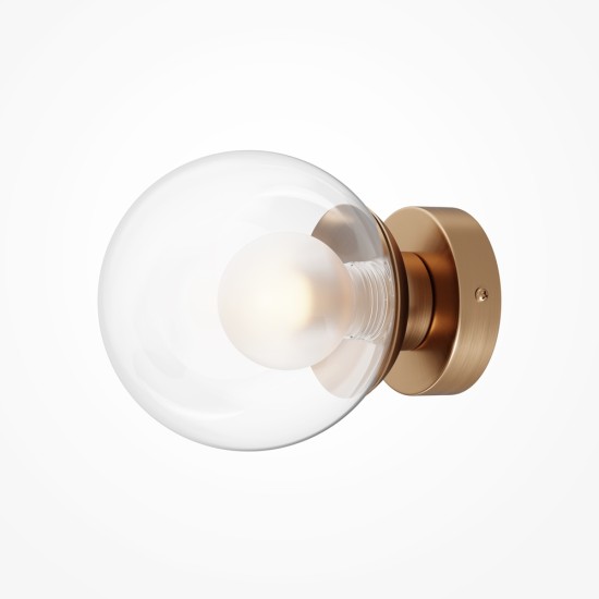 Seinavalgusti Basic form, kuld, D150xH147 mm - Valgustus Luminance'ilt