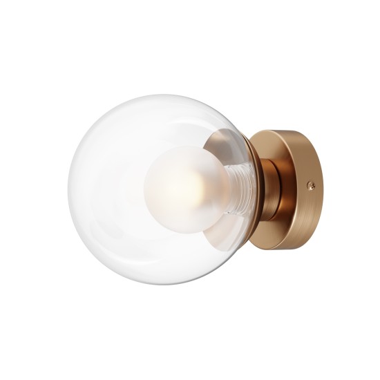 Seinavalgusti Basic form, kuld, D150xH147 mm - Valgustus Luminance'ilt