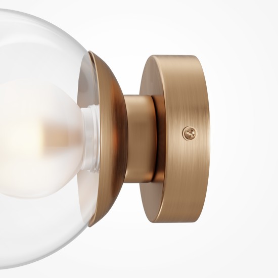 Seinavalgusti Basic form, kuld, D150xH147 mm - Valgustus Luminance'ilt