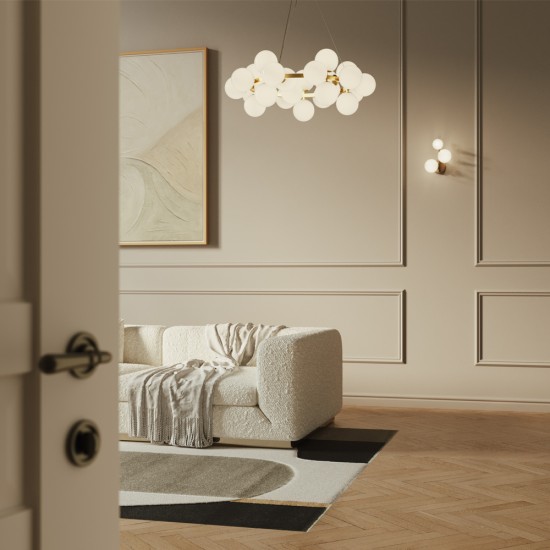 Seinavalgusti Dallas, must - Valgustus Luminance'ilt