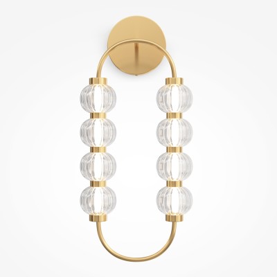 Wall luminaire (Sconce) Amulet, Gold, W278 mm - Lighting by Luminance
