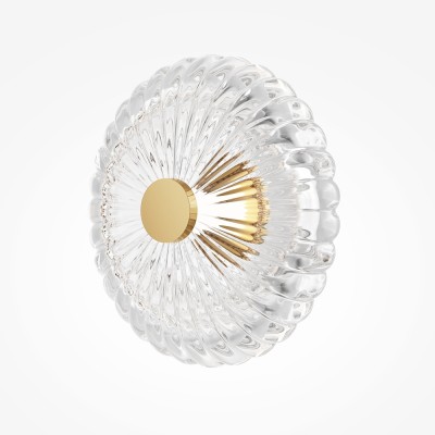 Wall luminaire (Sconce) Amulet, Gold, D350xH25 mm - Lighting by Luminance