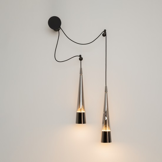 Seinavalgusti Sintesi, must - Valgustus Luminance'ilt