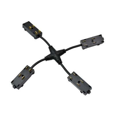 SMART X-shaped Power Corner Connector - Lighting by Luminance SMART X-shaped Power Corner Connector - Lighting by Luminance