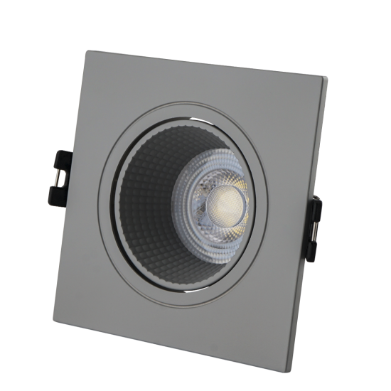 SPOT RODVIG recessed square light (grey) - Lighting by Luminance