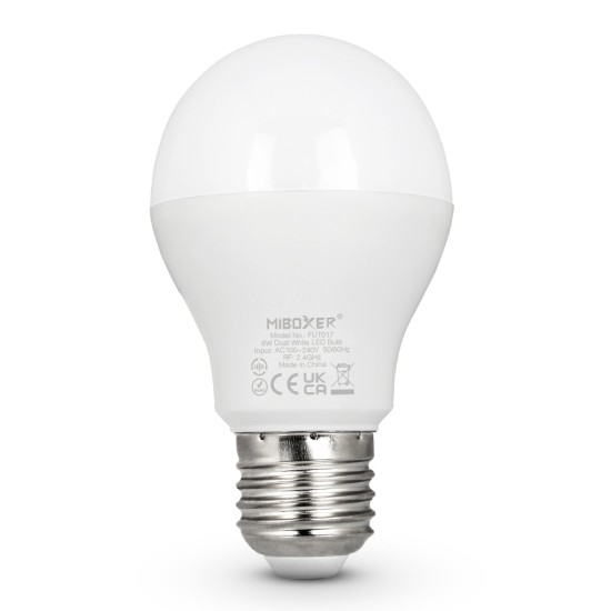 Dual white LED bulb (E27, 6W, 2.4G) - Lighting by Luminance