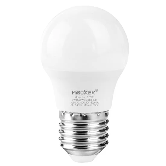 Dual white LED bulb (E27, 4W, 2.4G) - Lighting by Luminance