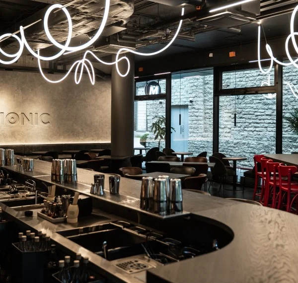 Lighting for MNEMONIC bar in Rotermanni Quarter, Tallinn - Lighting by Luminance Lighting for MNEMONIC bar in Rotermanni Quarter, Tallinn - Lighting by Luminance