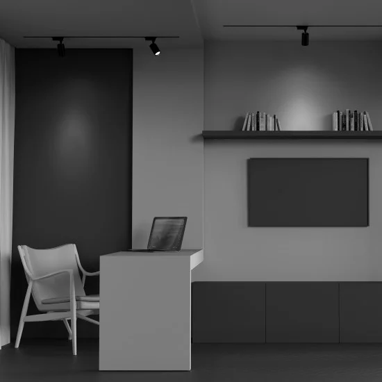 Siinivalgusti Vuoro Unity 3000K 6W 24°, Must - Valgustus Luminance'ilt