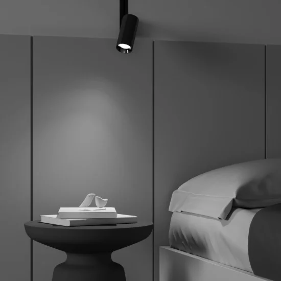 Siinivalgusti Focus Unity GU10 1x10W, Must - Valgustus Luminance'ilt