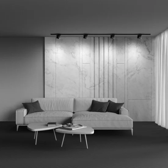 Siinivalgusti Onda Unity 3000K 18W 120°, Must - Valgustus Luminance'ilt