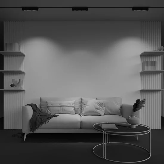 Siinivalgusti Points Rot Unity 4000K 10W 36°, Must - Valgustus Luminance'ilt