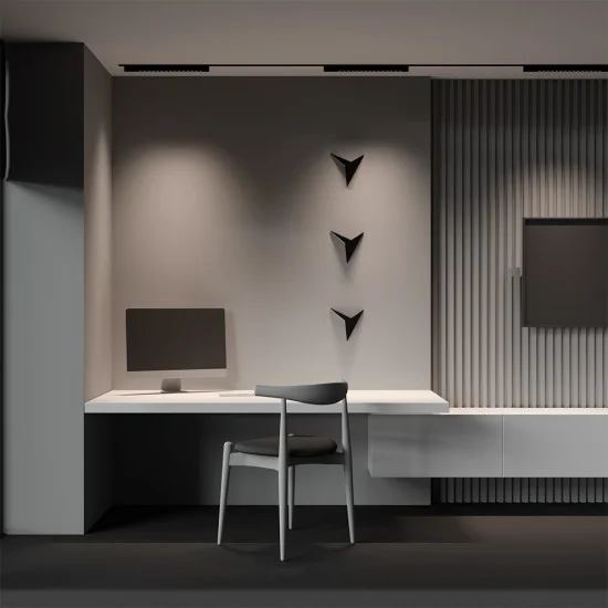 Siinivalgusti Points Rot Unity 4000K 22W 30°, Must - Valgustus Luminance'ilt