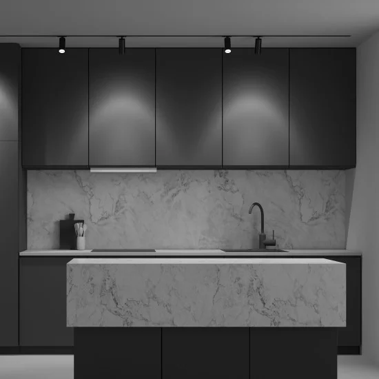 Siinivalgusti Focus Led Unity 3000K 12W 50°, Must - Valgustus Luminance'ilt