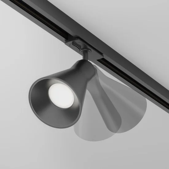 Siinivalgusti Virar Unity GU10 1x10W, Must - Valgustus Luminance'ilt