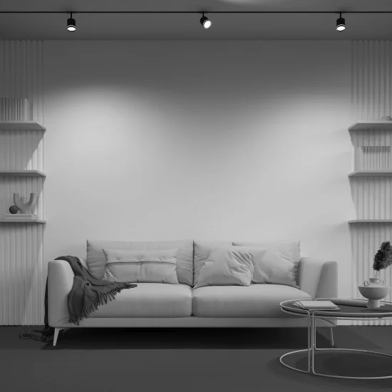 Siinivalgusti Orlo Unity 3000K 5W 120°, Must - Valgustus Luminance'ilt