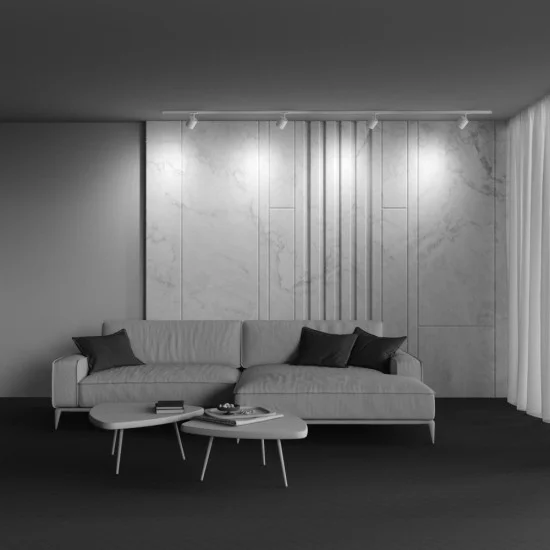 Siinivalgusti Polar Unity GX53 1x12W, Valge - Valgustus Luminance'ilt