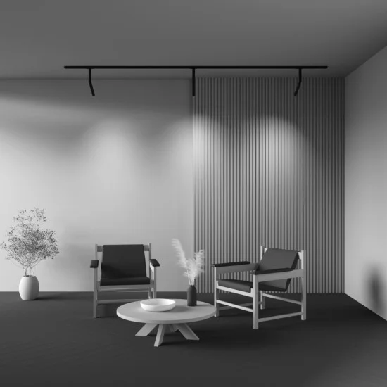 Siinivalgusti Focus Dual Unity 3000K 6W 36˚, Must - Valgustus Luminance'ilt