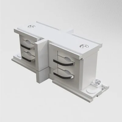 Inner straight connector Trinity, White - Lighting by Luminance