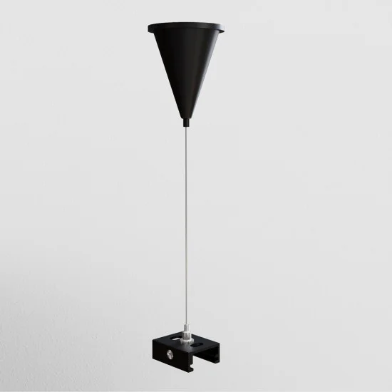 Trinity riputuskomplekt, 1 tk, Must - Valgustus Luminance'ilt