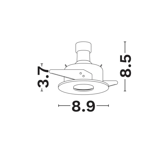 Süvisvalgusti Contra 9011492 - Valgustus Luminance'ilt