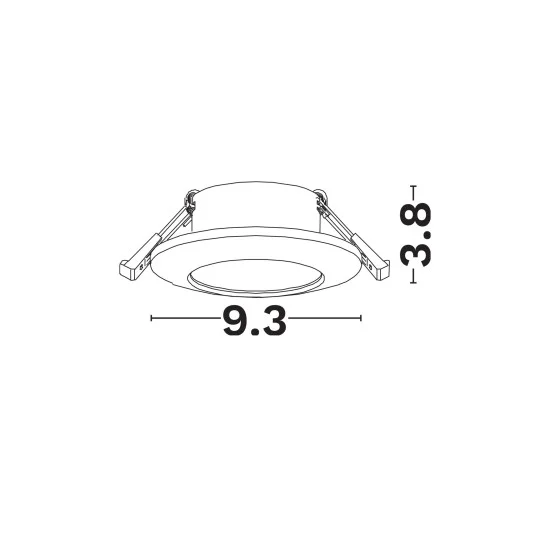 Süvisvalgusti Tex 9012121 - Valgustus Luminance'ilt