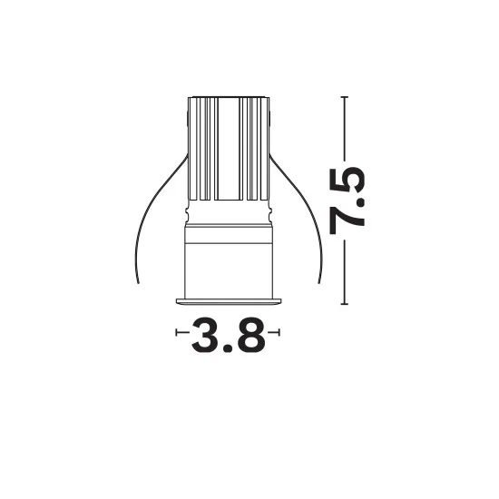 Süvisvalgusti Doue 9040103 - Valgustus Luminance'ilt