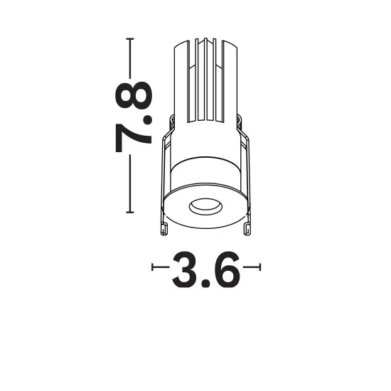Süvisvalgusti Mini One Wallwasher 9090033 - Valgustus Luminance'ilt