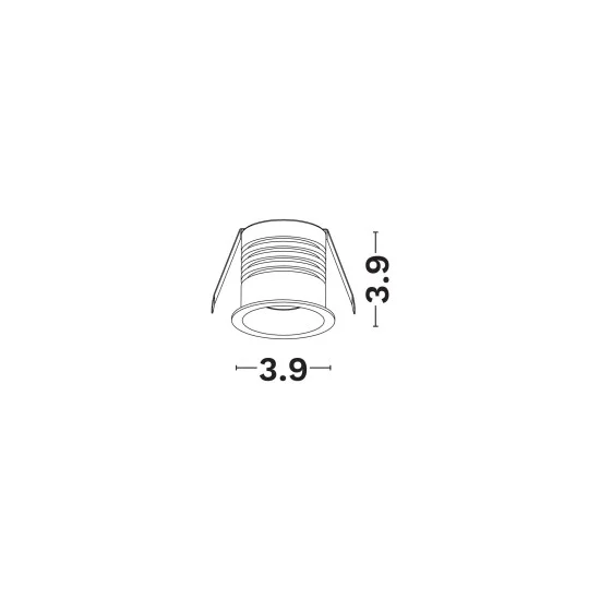 Süvisvalgusti Dustproof 9110131 - Valgustus Luminance'ilt