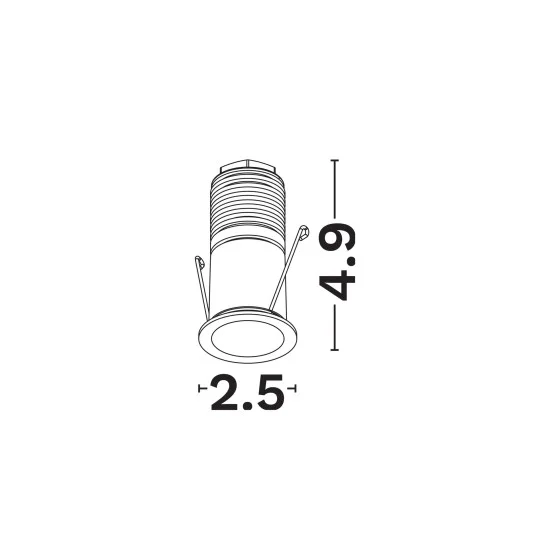 Süvisvalgusti Tiny 9110137 - Valgustus Luminance'ilt