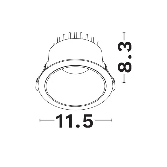 Süvisvalgusti Carpo 9113778 - Valgustus Luminance'ilt