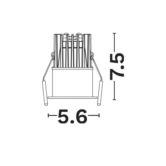 Süvisvalgusti Bree 9232111 - Valgustus Luminance'ilt
