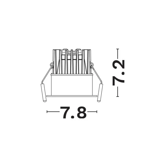 Süvisvalgusti Blade 9232116 - Valgustus Luminance'ilt