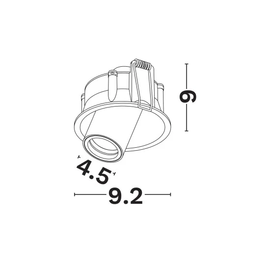 Süvisvalgusti Pulse 9232204 - Valgustus Luminance'ilt