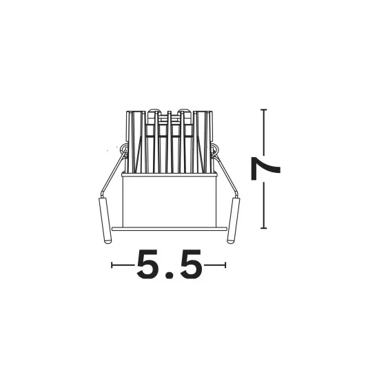 Süvisvalgusti Blade 9232214 - Valgustus Luminance'ilt