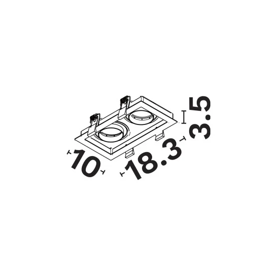 Süvisvalgusti Cedi 9430552 - Valgustus Luminance'ilt