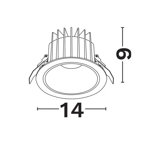 Süvisvalgusti Brady 9580628 - Valgustus Luminance'ilt