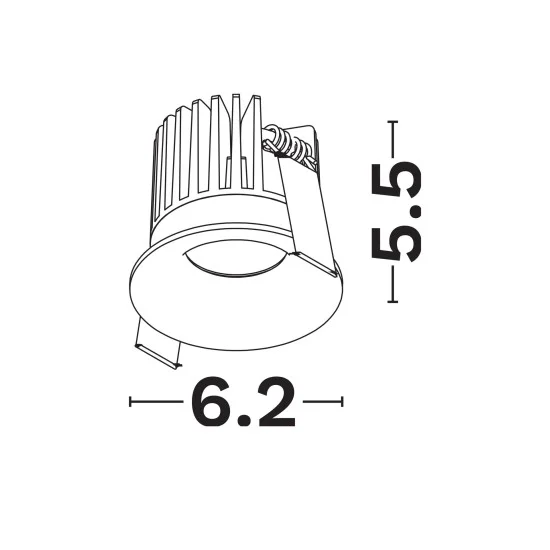 Süvisvalgusti Petit 9844012 - Valgustus Luminance'ilt
