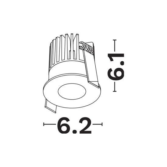 Süvisvalgusti Petit 9844018 - Valgustus Luminance'ilt
