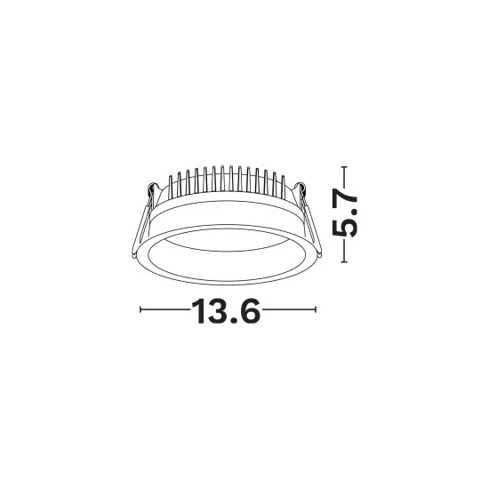 Süvisvalgusti Fati 9844067 - Valgustus Luminance'ilt