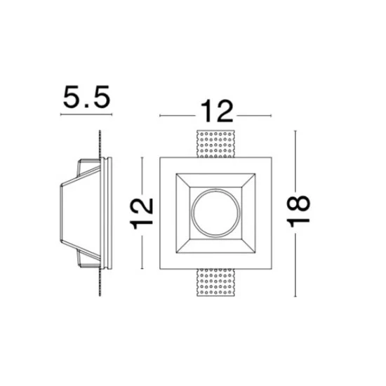 Süvisvalgusti Inset 9879101 - Valgustus Luminance'ilt