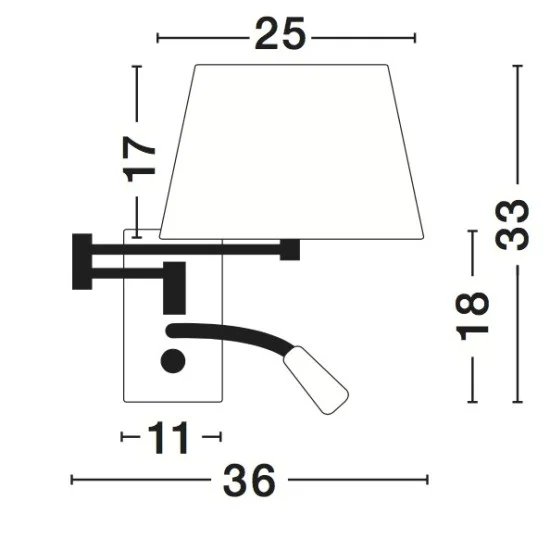 Seinavalgusti Cingo 6102682 - Valgustus Luminance'ilt