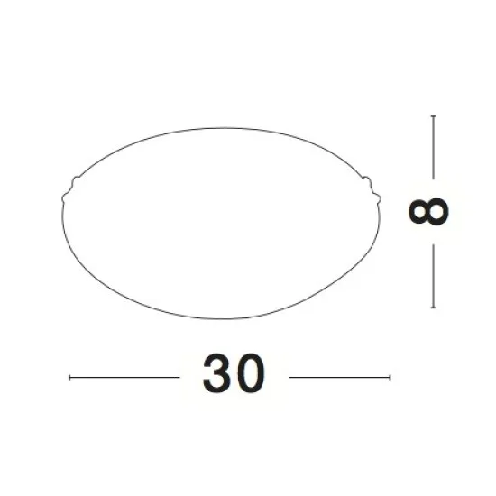 Seinavalgusti Shell 702202 - Valgustus Luminance'ilt